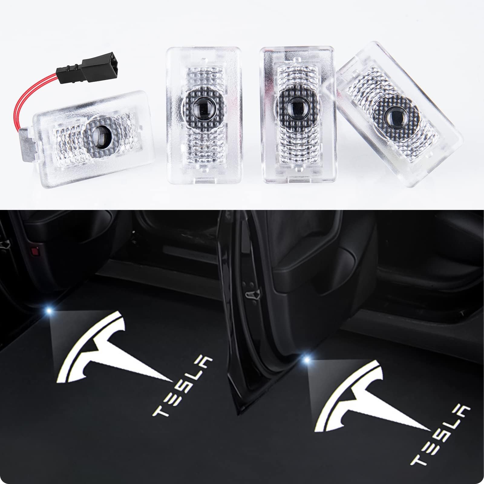 Puddle Door Lights for Tesla (4 pcs)