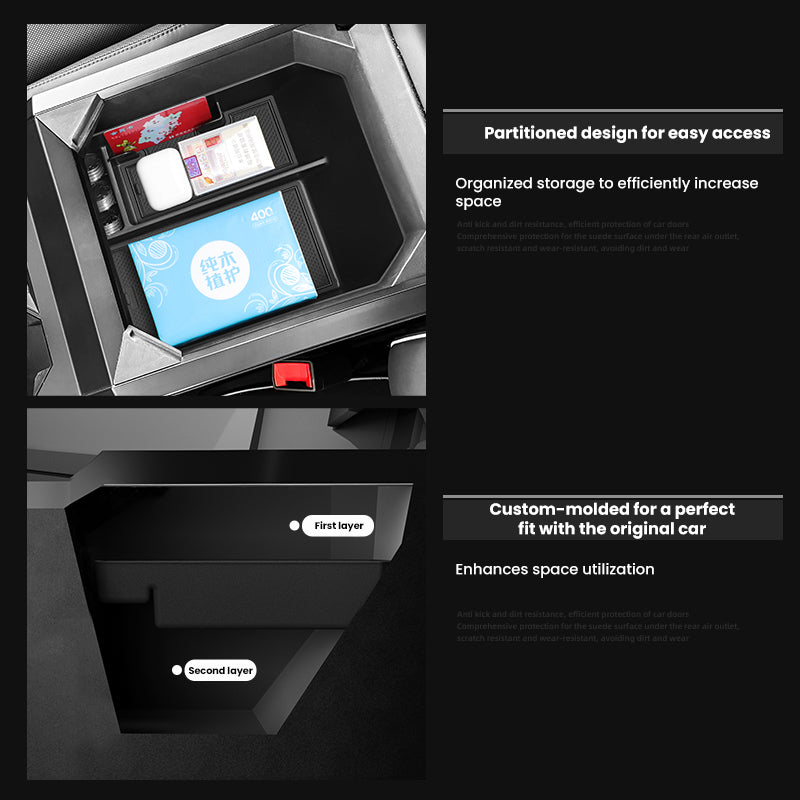 Console Organizer Tray Designed for Tesla Cybertruck