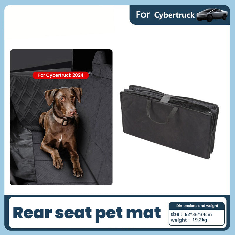 Dog Car Seat Cover for Cybertruck Back Seat