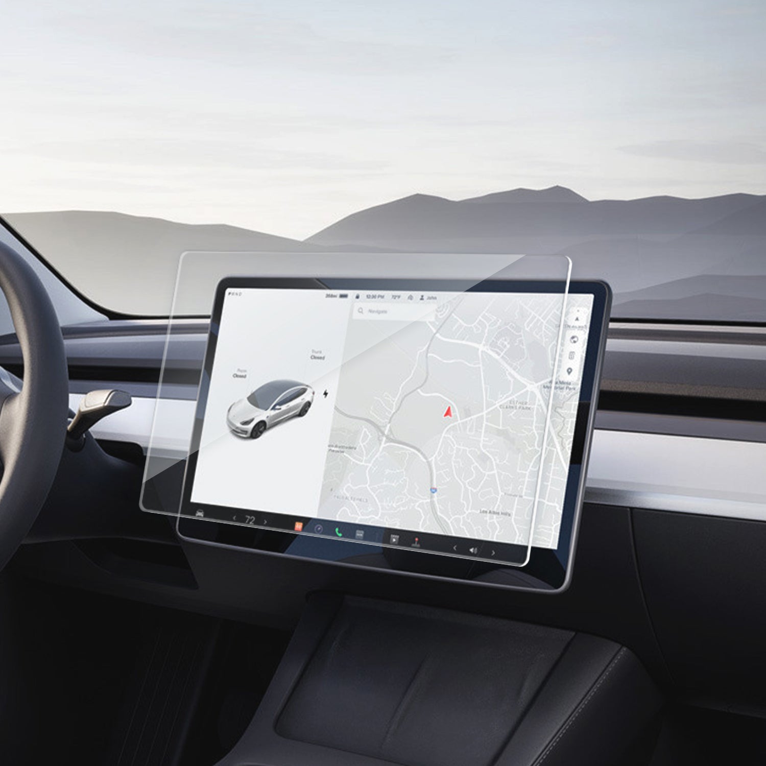 Tvibex Screen Protector Compatible for Tesla Model 3 / Y