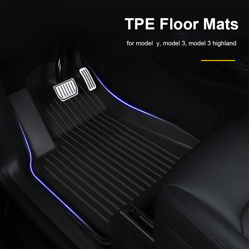 TPE Floor Mats for Tesla Model 3/Y/3 highland